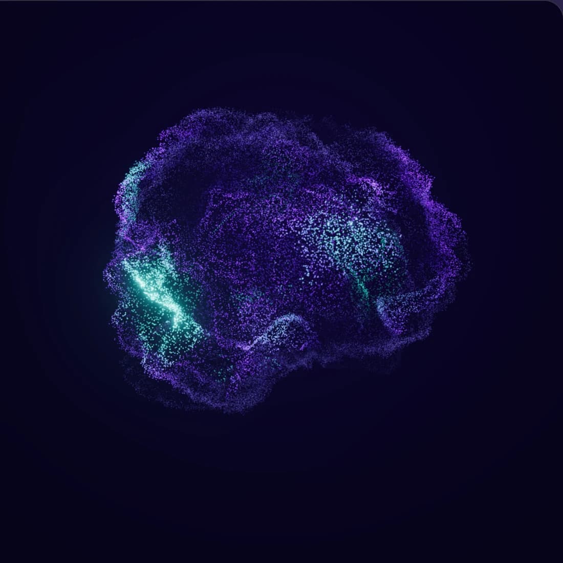 The Meditate state in the Waves brain visualization