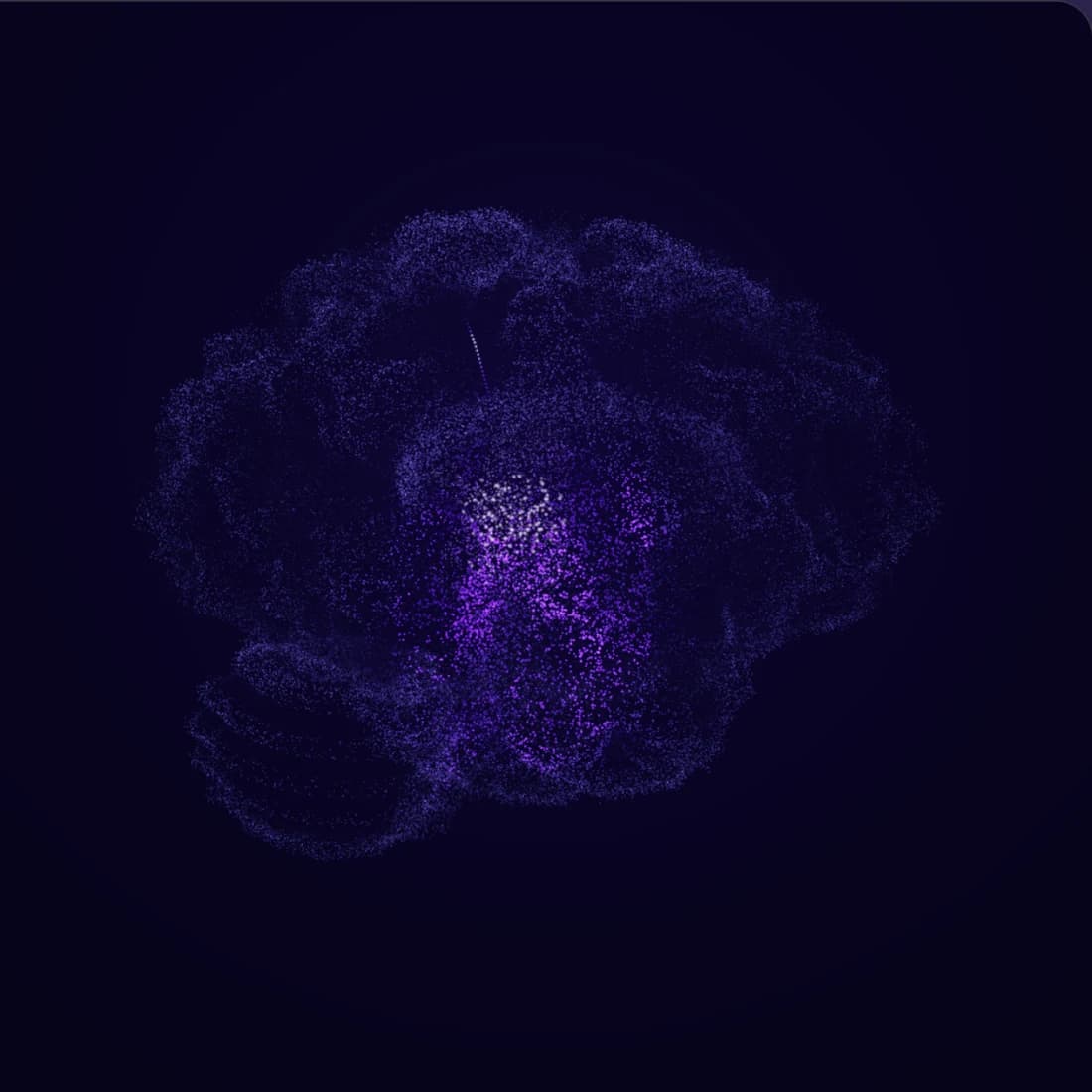 The Sleep state in the Waves brain visualization